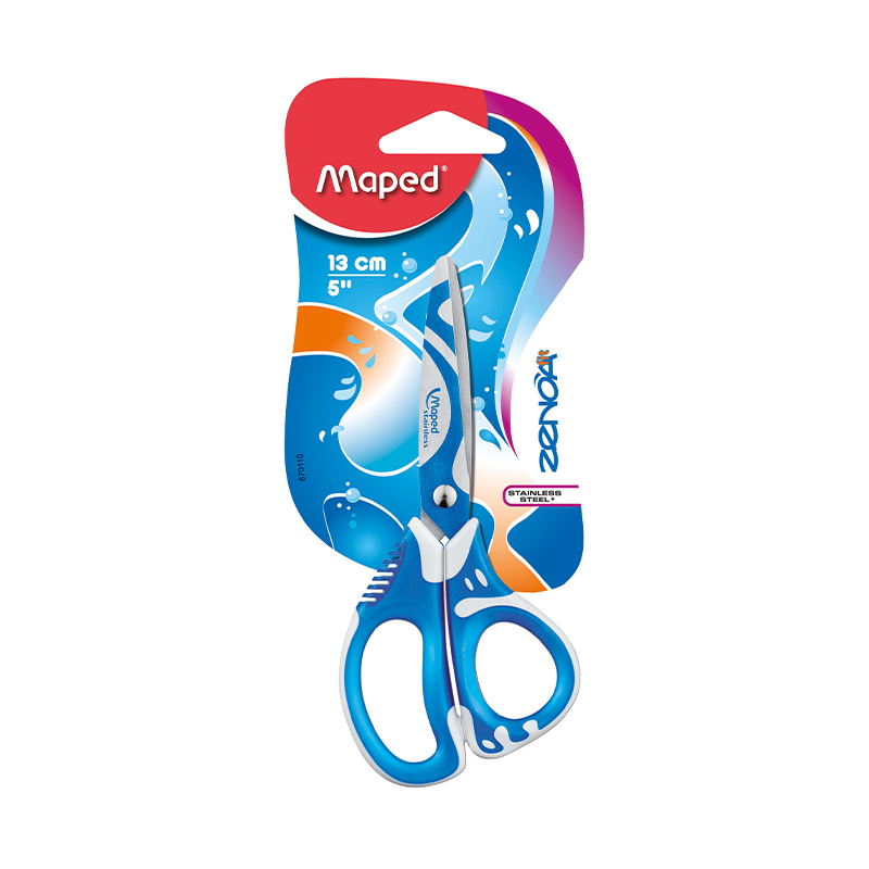  TIJERA MAPED 13CM ZENOA FIT SIMETRICABLISTER X1