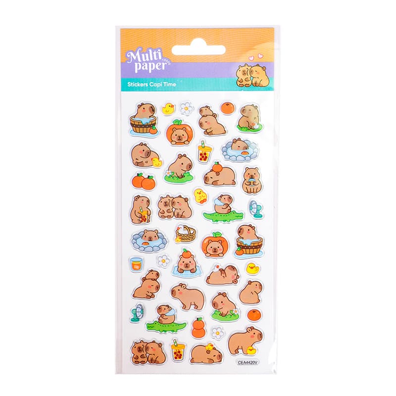  STICKERS MULTIPAPER CAPI X6