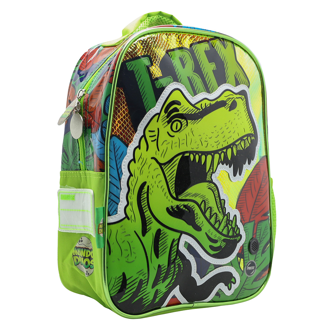  MOCHILA CRESKO 12 MUNDO DINOS TREX CON;
SONIDO