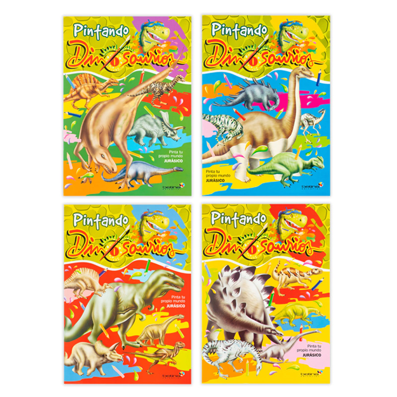  LIBRO BETINA PINTANDO DINOSAURIOS  SURTIDO