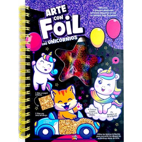  LIBRO PLOW ARTE CON FOIL UNICORNIOS