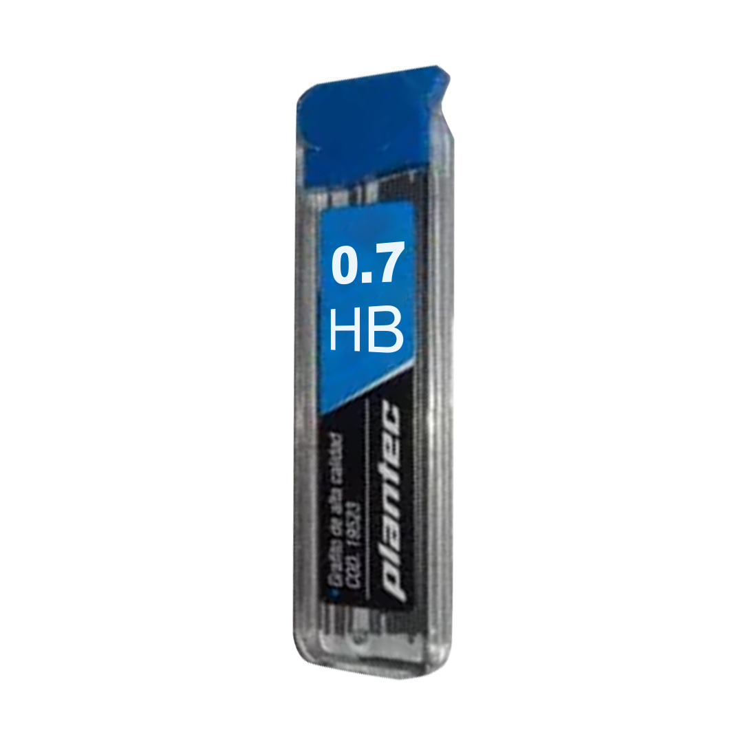  MINA LAPIZ MECANICO PLANTEC HB 0.7MM X20  MINAS CAJA X48