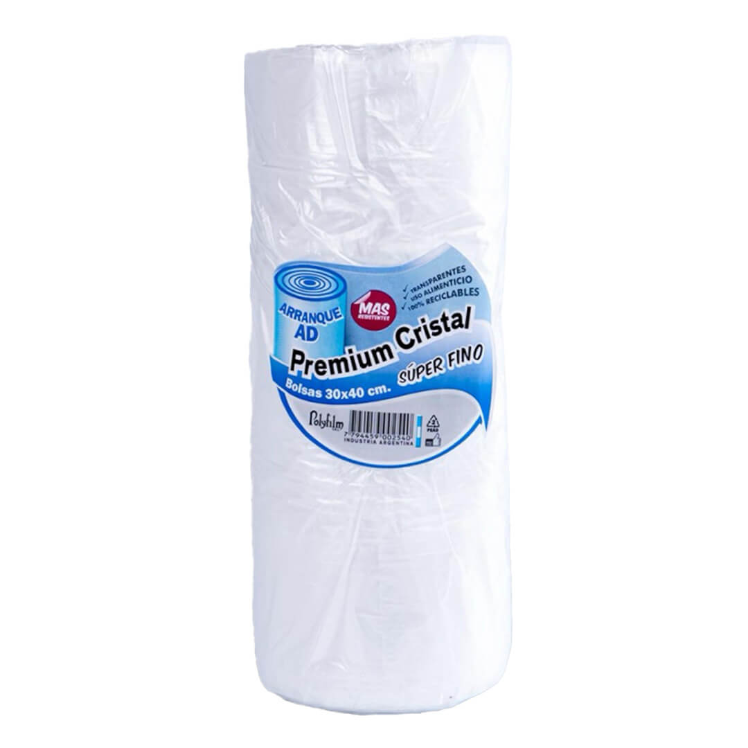  BOLSA ARRANQUE POLYFILM AD SUPERFINO  ROLLO 30X40 CM