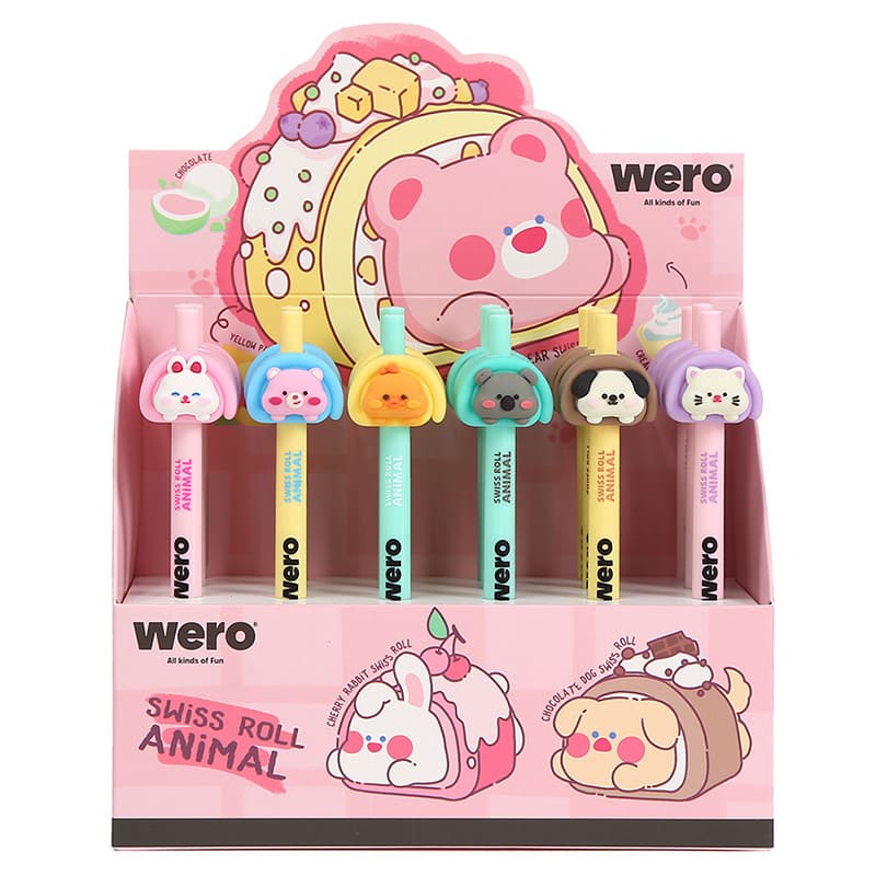  BOLIGRAFO WERO DISPLAY X18 SUSHI PALS