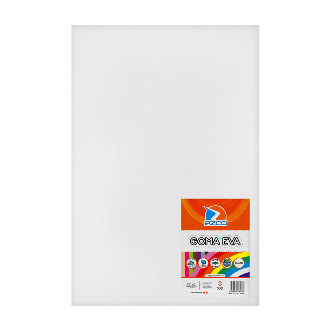  GOMA EVA EZCO 40X60 X10 BLANCA 1.7MM