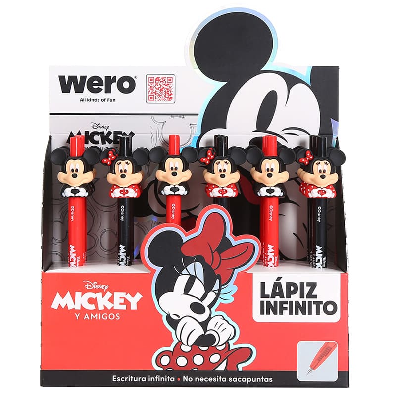  LAPIZ INFINITO WERO DISPLAY X18 MICKEY