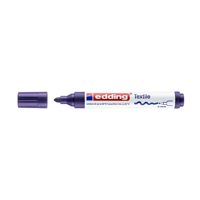  MARCADOR PARA TELA EDDING PUNTA GRUESA;
E-4500 X1 VIOLETA