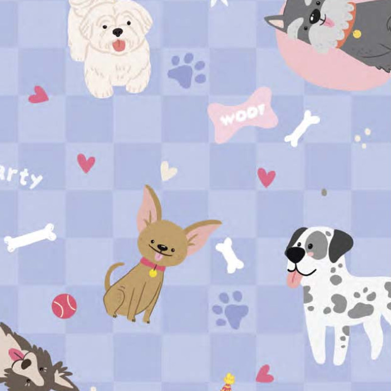  PAPEL REGALO MEDORO 70X100 PERRITOS X20H