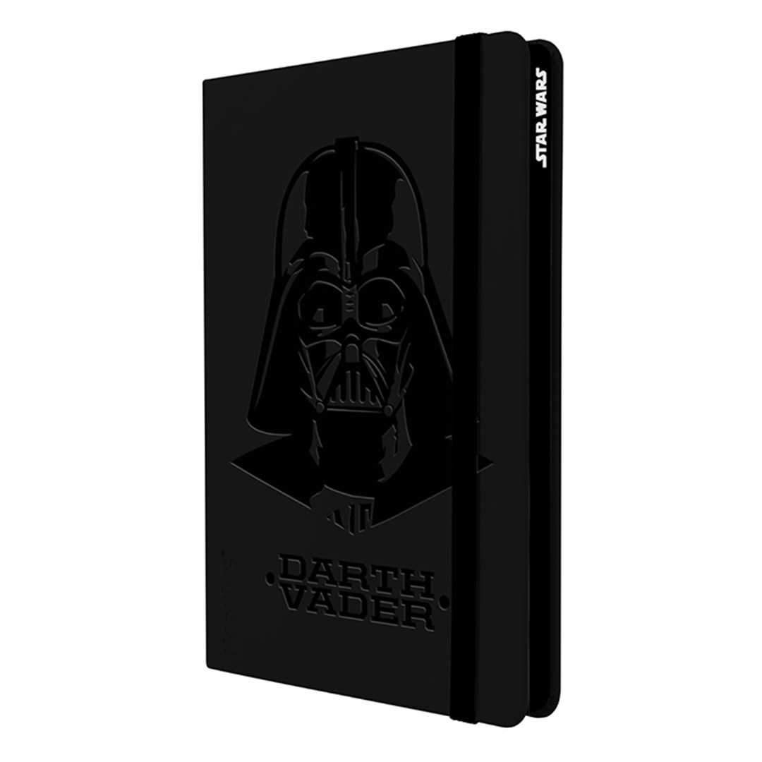  CUADERNO MOOVING A5 TAPA DURA PU  STARWARS 96H RAYADO