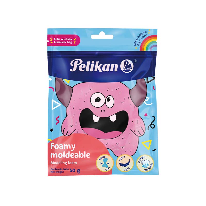  MASA MODELAR PELIKAN FOAMY 50GR ROSA