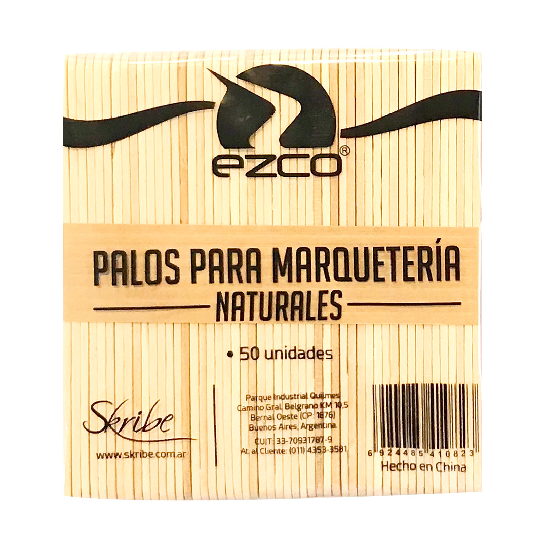  PALITO MAQUETERIA EZCO X50 NATURAL