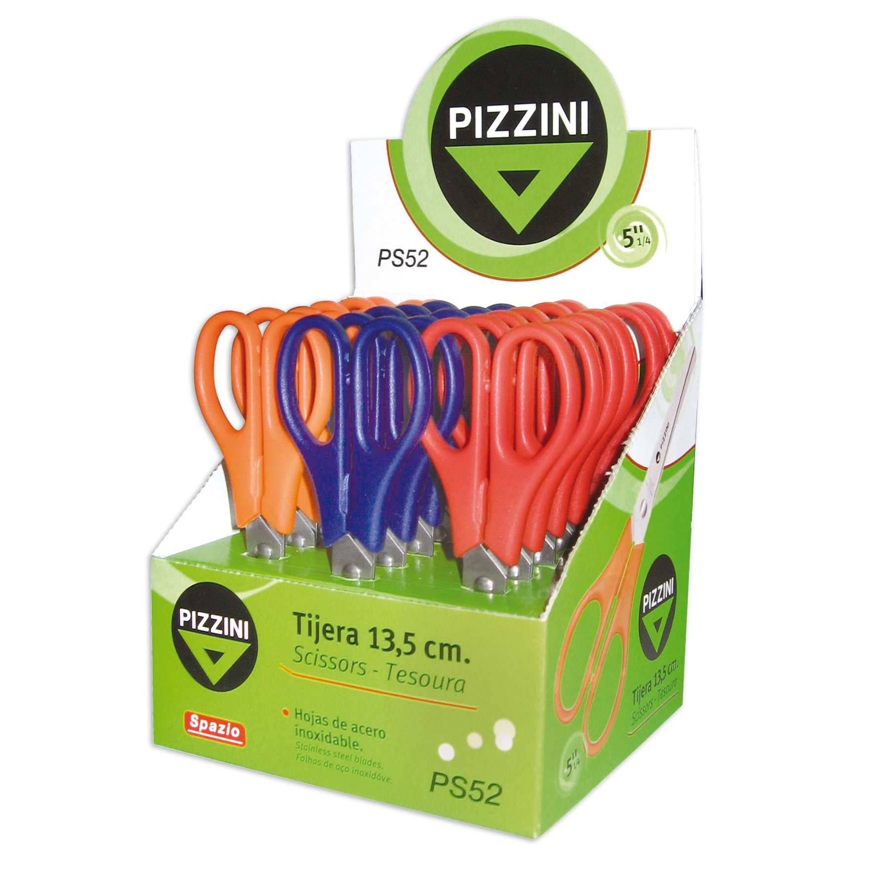  TIJERA PIZZINI 13.5CM DISPLAY X18