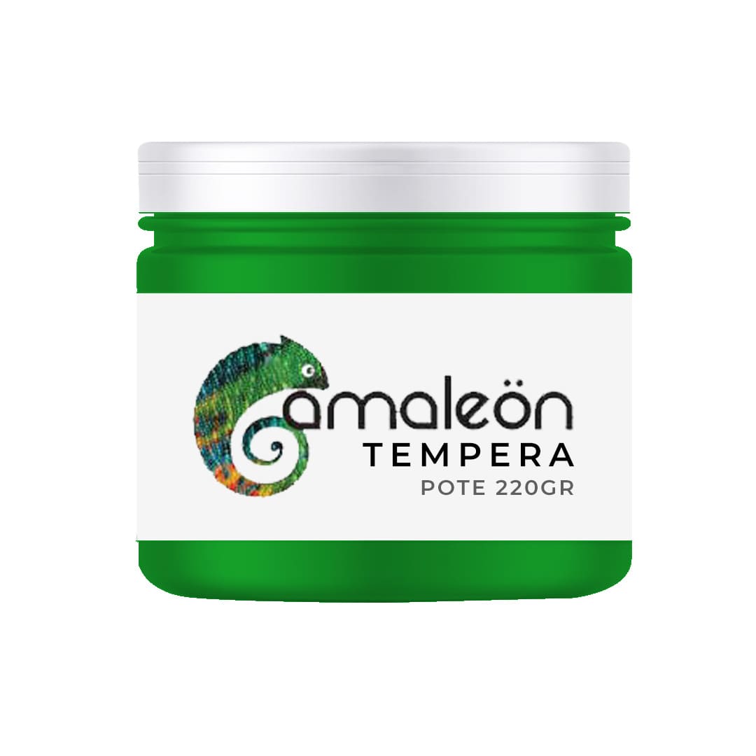  TEMPERA CAMALEON POTE 220 GRAMOS VERDE