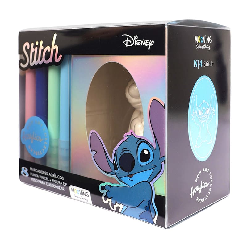  SET MOOVING POP ART COLLECTIBLES STITCH