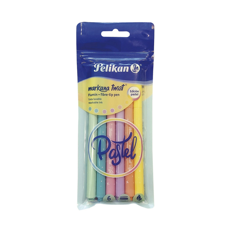  MARCADOR ESCOLAR PELIKAN MARKANA TWIST;
PASTEL X6
