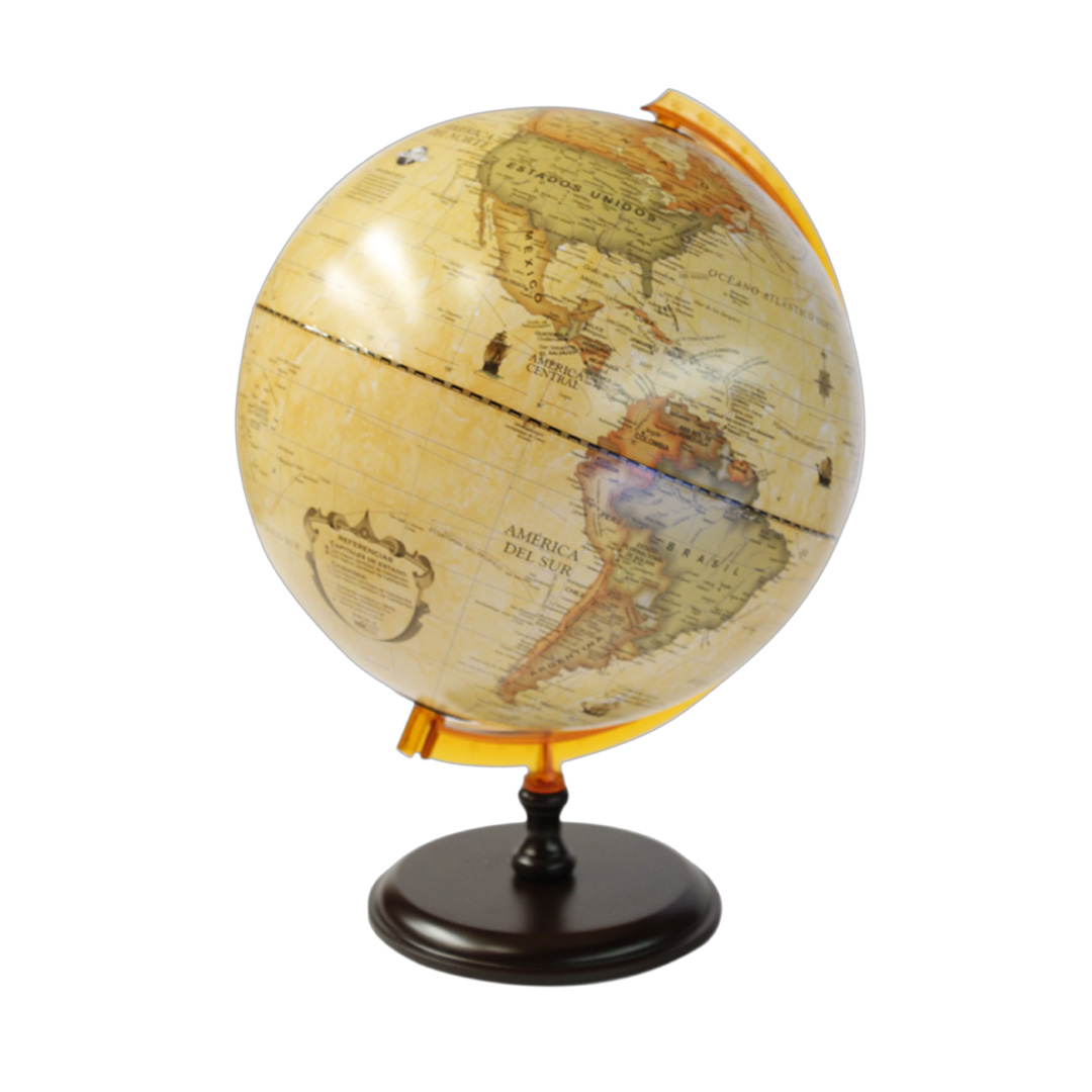  GLOBO TERRAQUEO 309AW PLOW BASE MADERA
