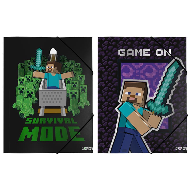  CARPETA 3 SOLAPAS OFICIO MOOVING;
MINECRAFT