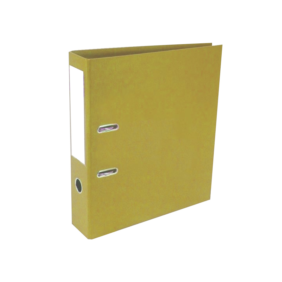  BIBLIORATO OFICIO THE PEL PLASTICO  PALANCA ALTA AMARILLO