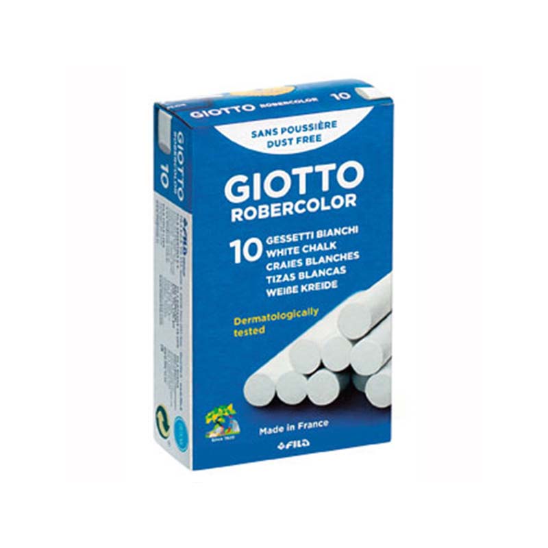  TIZA GIOTTO ROBERCOLOR BLANCA X10