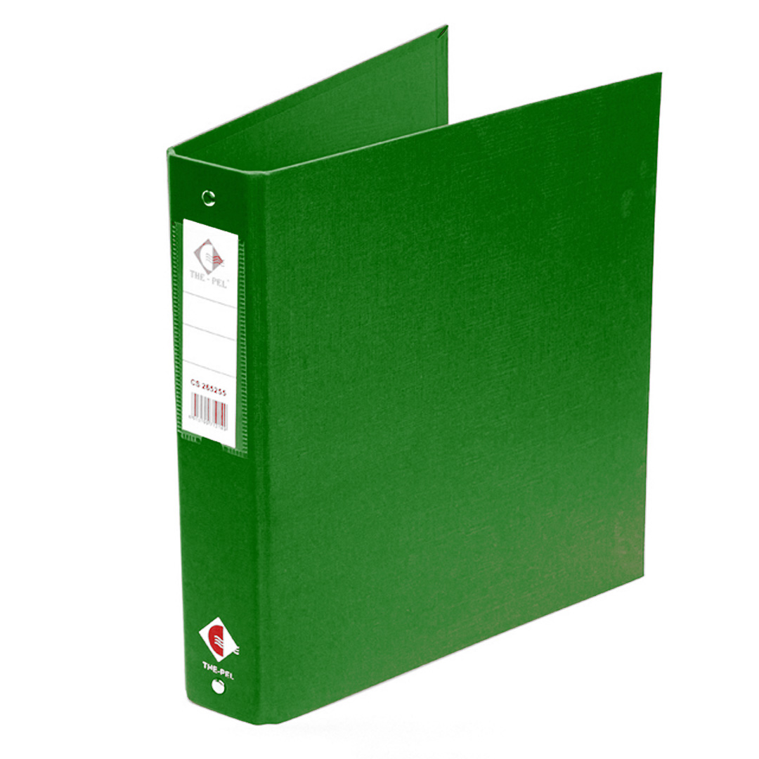  CARPETA ESCOLAR THE PEL 3X40 PVC VERDECON ETIQUETA LOMO