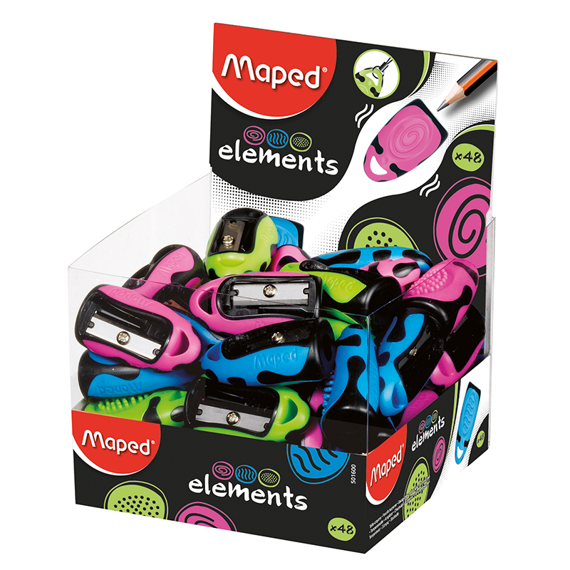  SACAPUNTAS MAPED ELEMENTS 1 ORIFICIO  DISPLAY X48