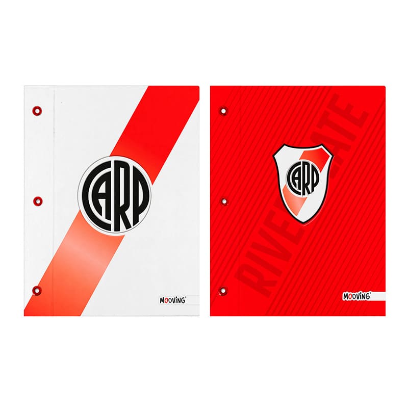  CARPETA ESCOLAR TAPA N3 MOOVING RIVERPLATE