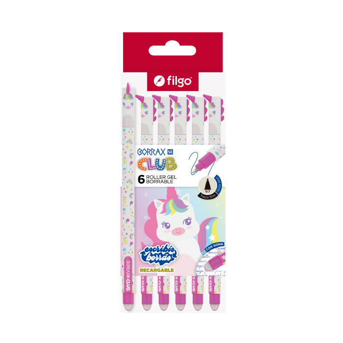  ROLLER BORRABLE FILGO BORRAX SE CLUB  UNICORNIO X6