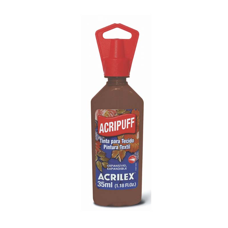  PINTURA TELA ACRILEX ACRIPUFF 35ML  MARRON