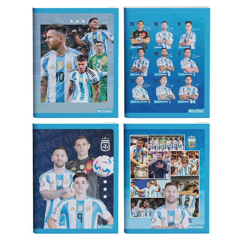  CUADERNO MOOVING 16X21 TAPA FLEXIBLE;
ABROCHADO 48H AFA