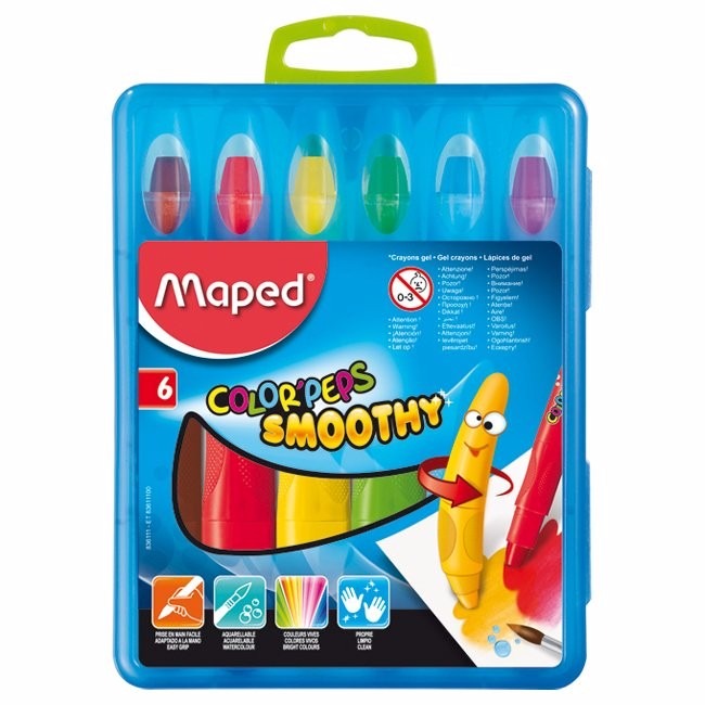  CRAYON MAPED SMOOTHY ESTUCHE X6 COLORES