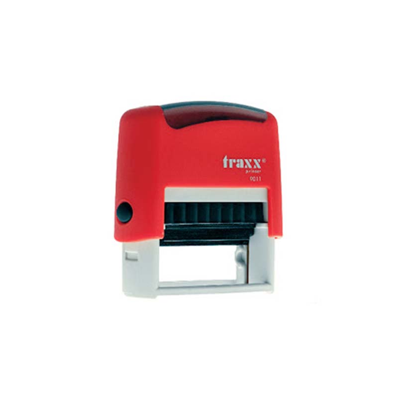  SELLO AUTOMATICO TRAXX 14X38MM ROJO