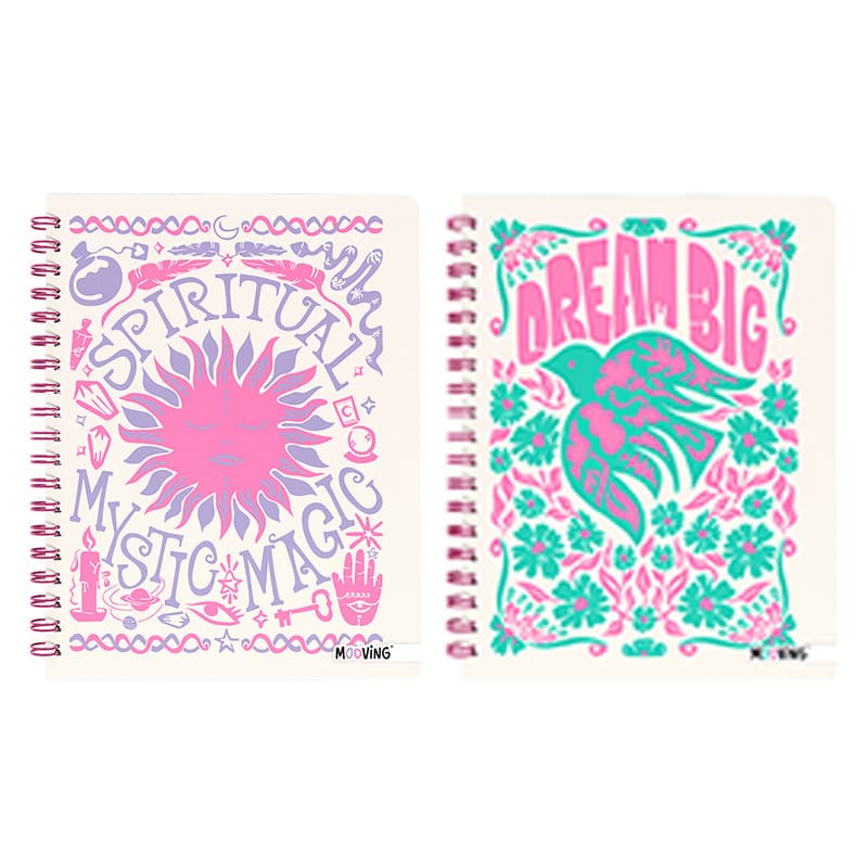  CUADERNO MOOVING 16X21 TAPA DURAESPIRAL 80H MYSTIC