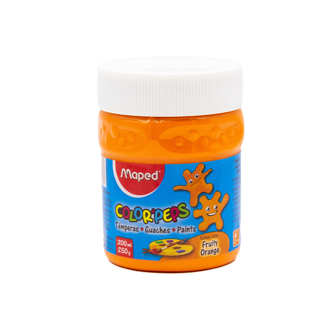  TEMPERA MAPED POTE 250G NARANJA FRUTA