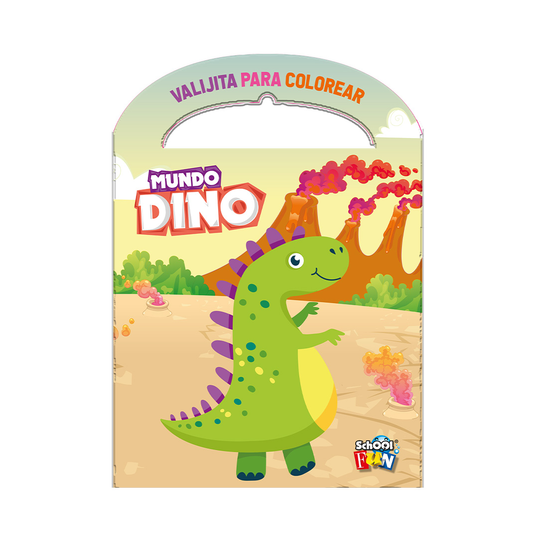 LIBRO PLOW VALIJITA COLOREAR MUNDO DINO