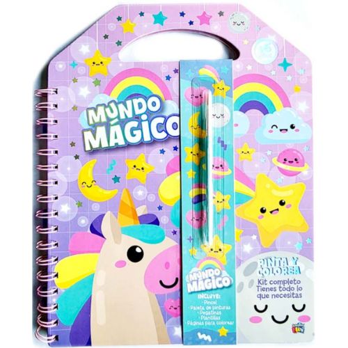  LIBRO PLOW PINTA Y COLOREA MUNDO MAGICO