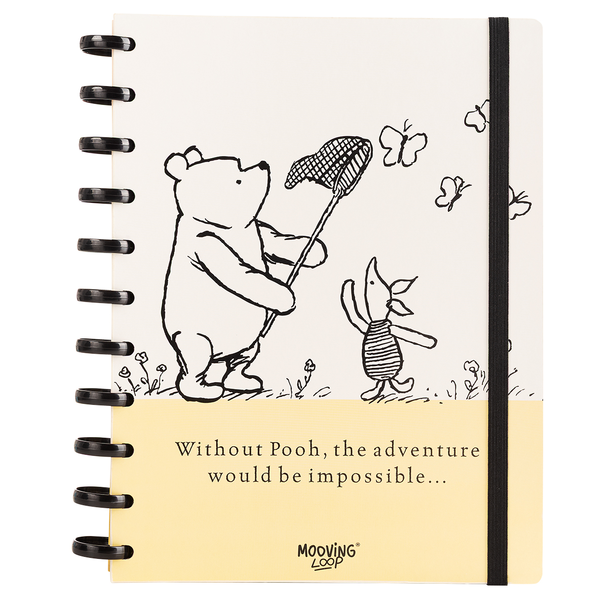  POOHCUADERNO MOOVING LOOP CARTA A;
DISCOS WINNIE POOH