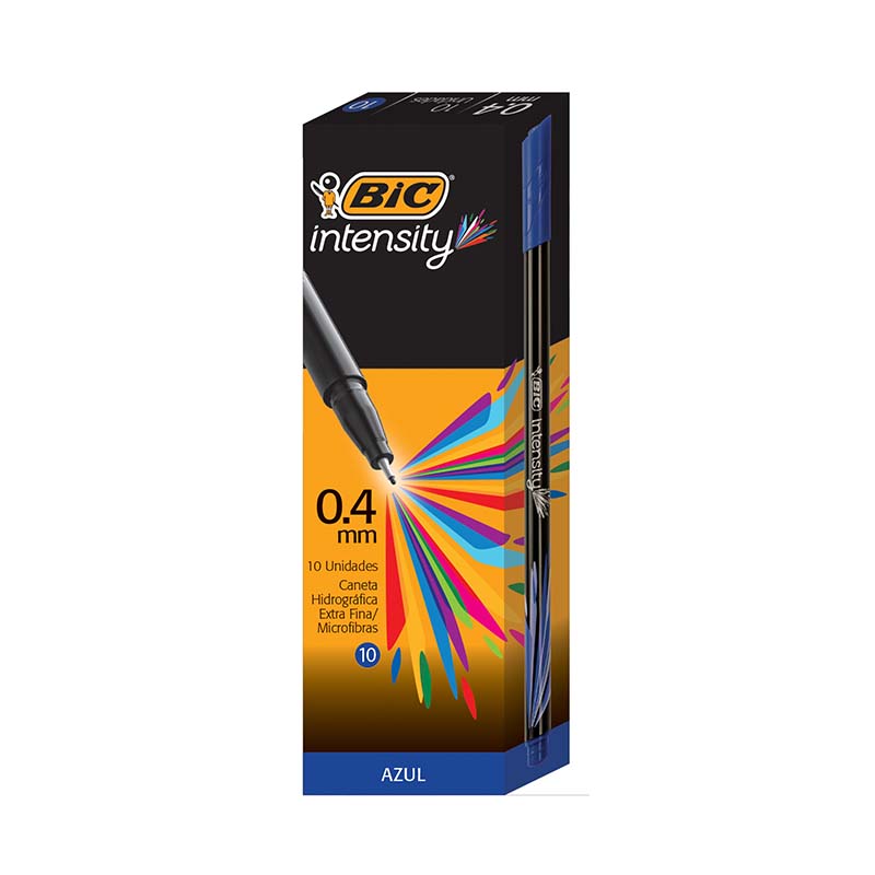  MICROFIBRA BIC INTENSITY X10 AZUL