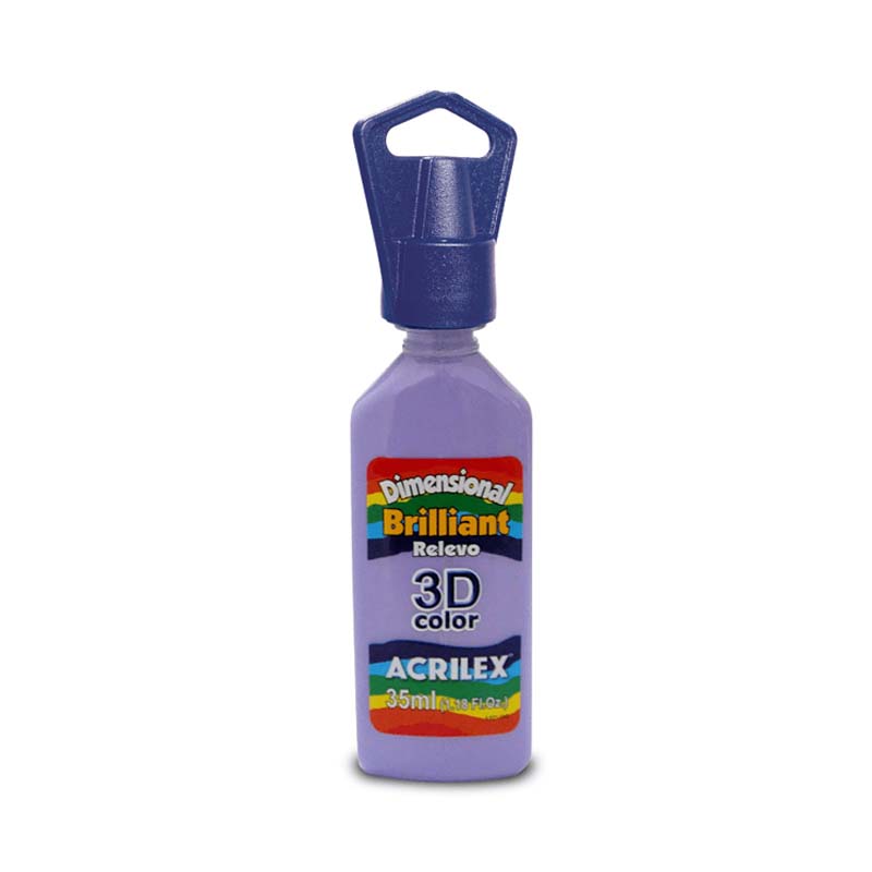  DIMENSIONAL RELIEVE 3D BRILLANT ACRILEX 35ML LILA