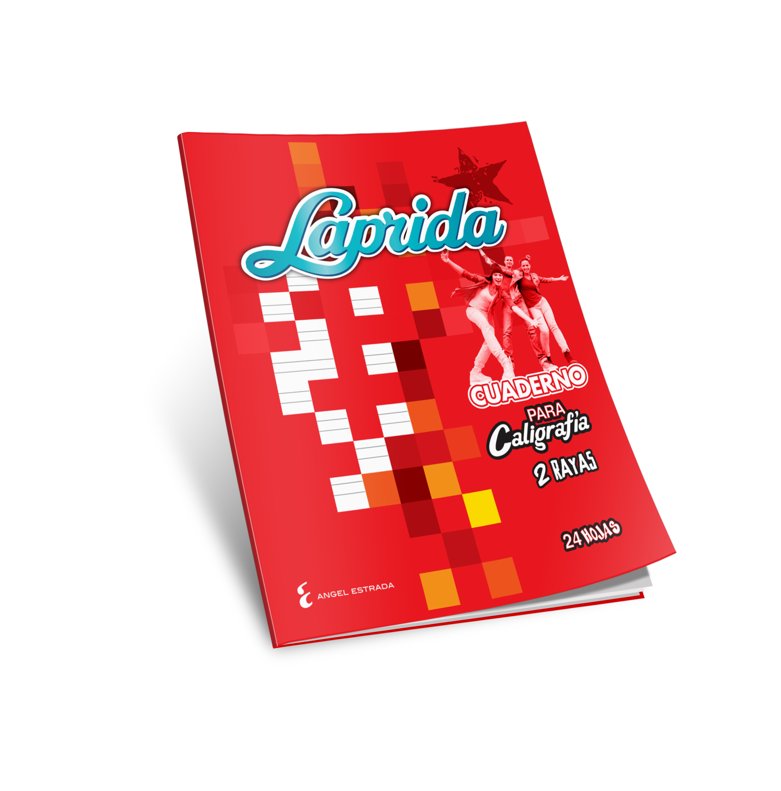  CUADERNO LAPRIDA CALIGRAFIA 2 RAYAS TAPA  FLEXIBLE 24 HOJAS