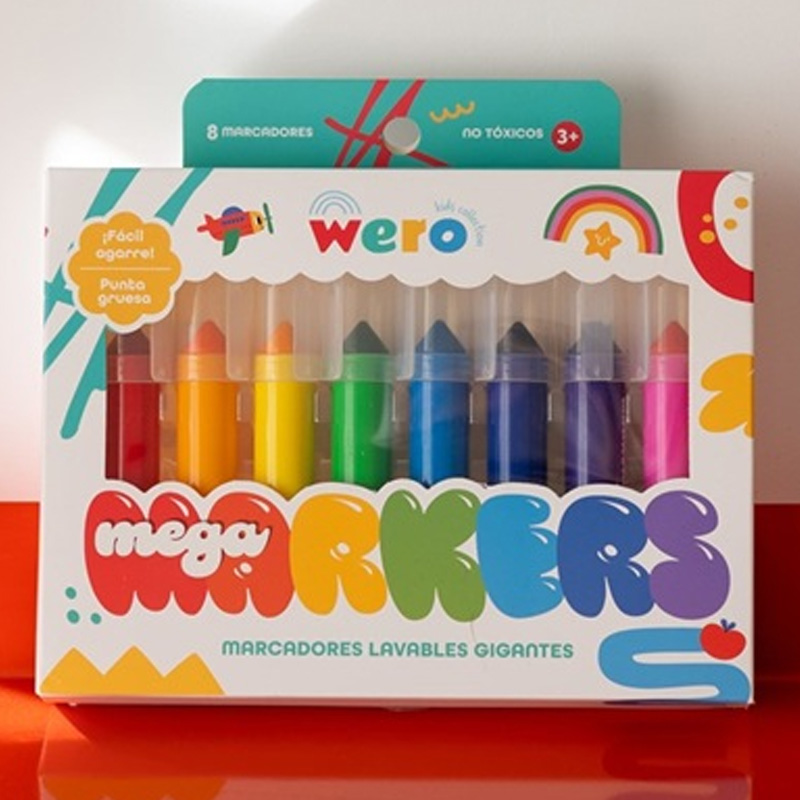 MARCADOR WERO MEGA X8 COLORES