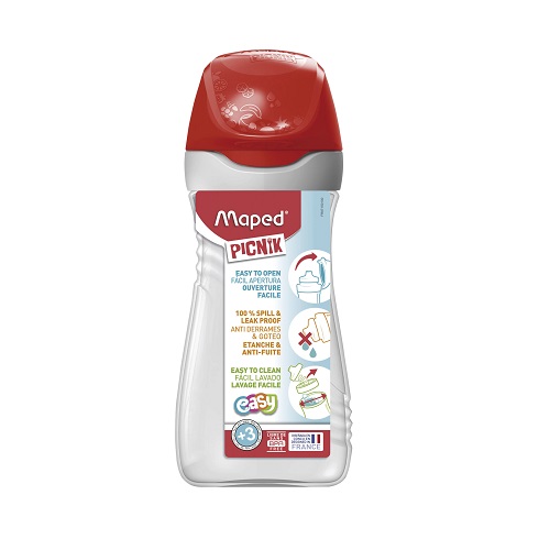 BOTELLA MAPED PLASTICO ORIGIN 430ML ROJO