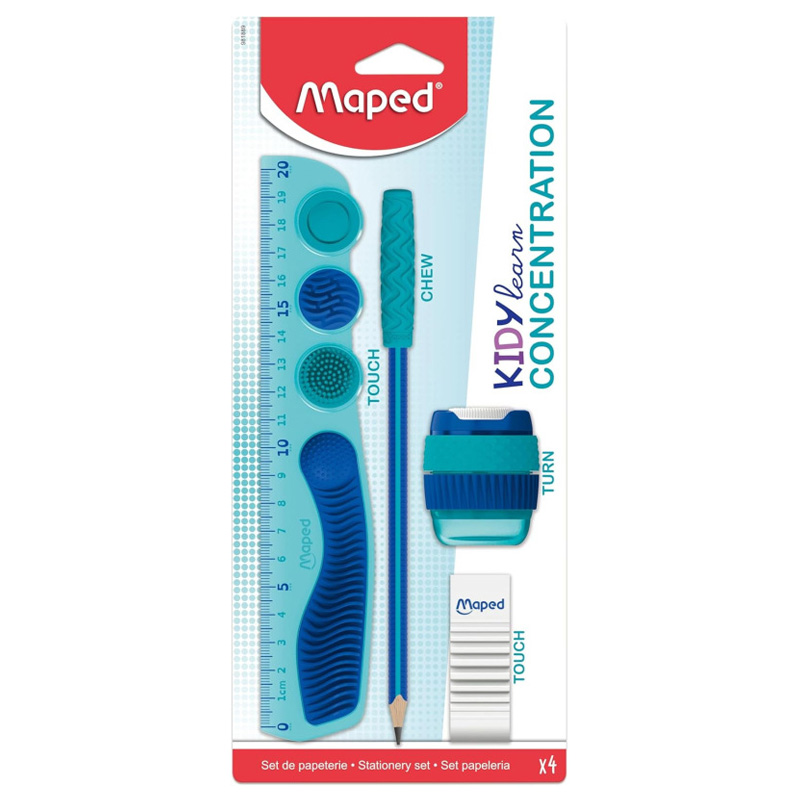  SET MAPED KIDYLEARN CONCENTRACION 4  PIEZAS