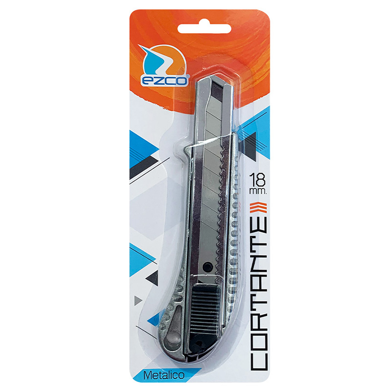  CUTTER EZCO METAL CON GUIA 18 MM