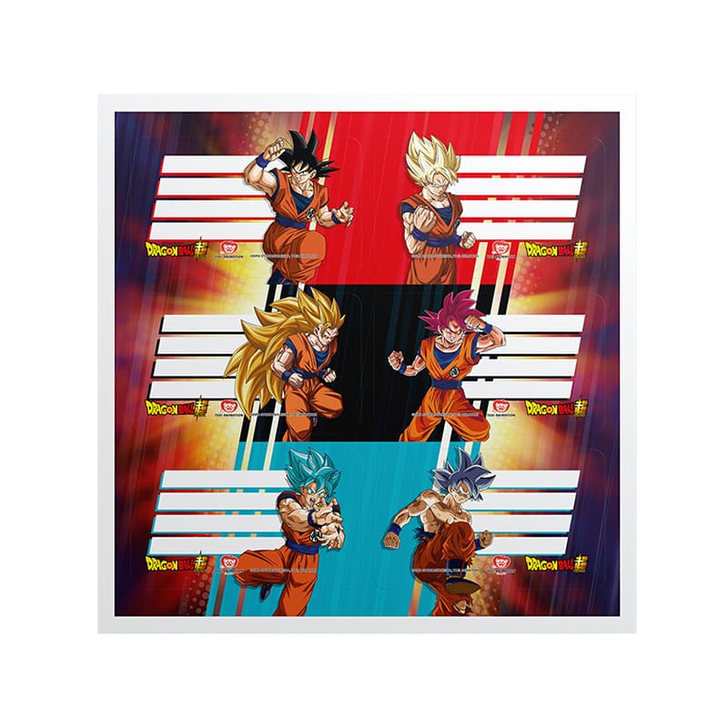  ETIQUETA MOOVING DRAGON BALL X12