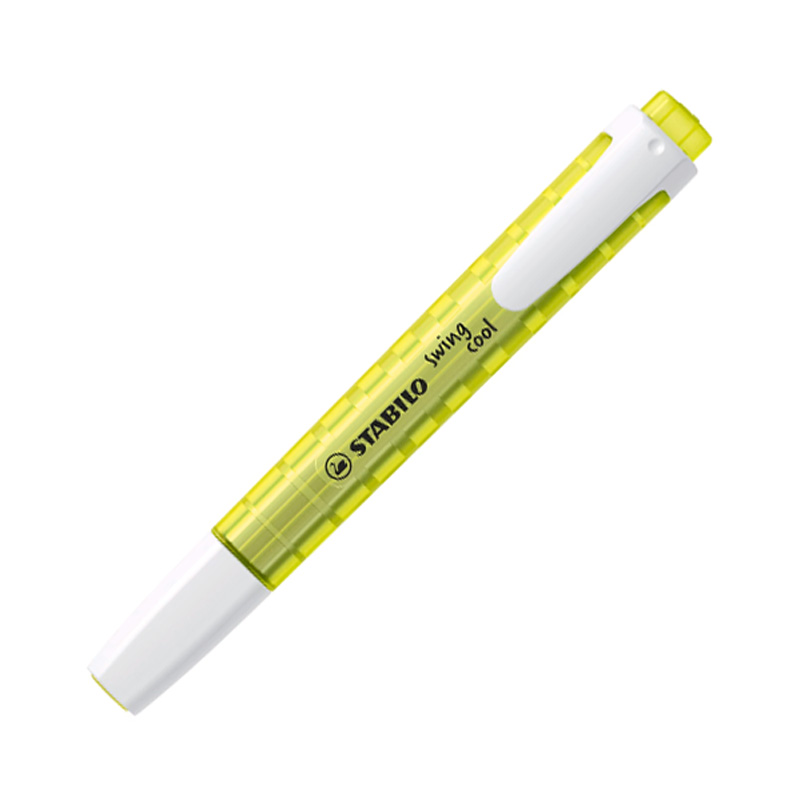  RESALTADOR FINO STABILO SWING COOL X10;
FLUO AMARILLO