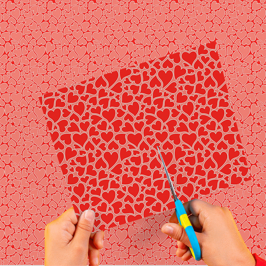  CARTULINA ENTRETENIDA MURESCO CORAZONROJO X10 HOJAS