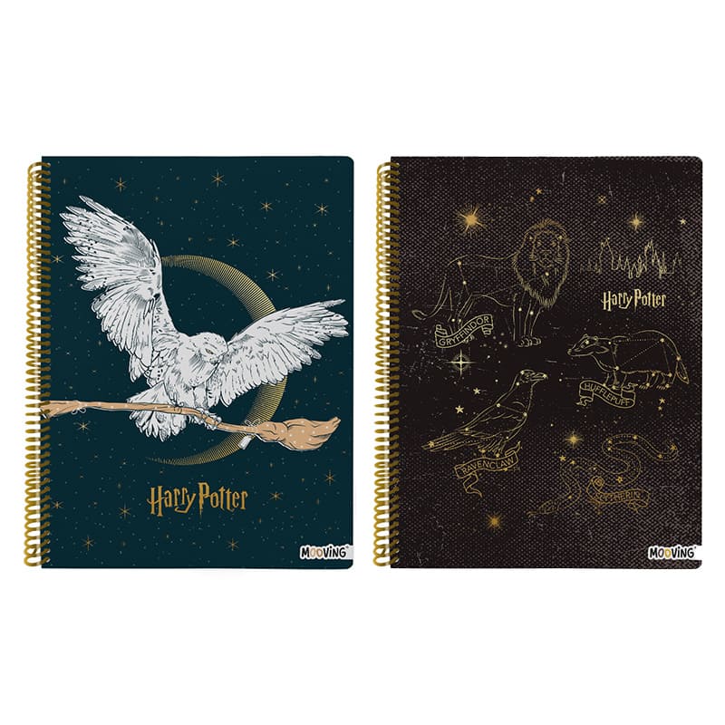  CUADERNO MOOVING 29.7 HARRY POTTER TAPA SEMI RIGIDA 80H RAYADO