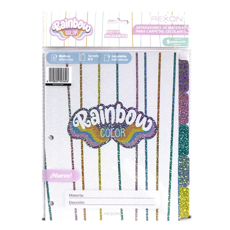  SEPARADOR N3 REXON RAINBOW COLOR