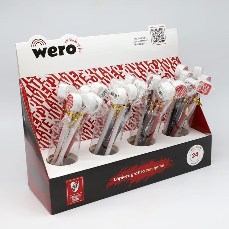  LAPIZ GRAFITO CON GOMA 3D WERO X24RIVER