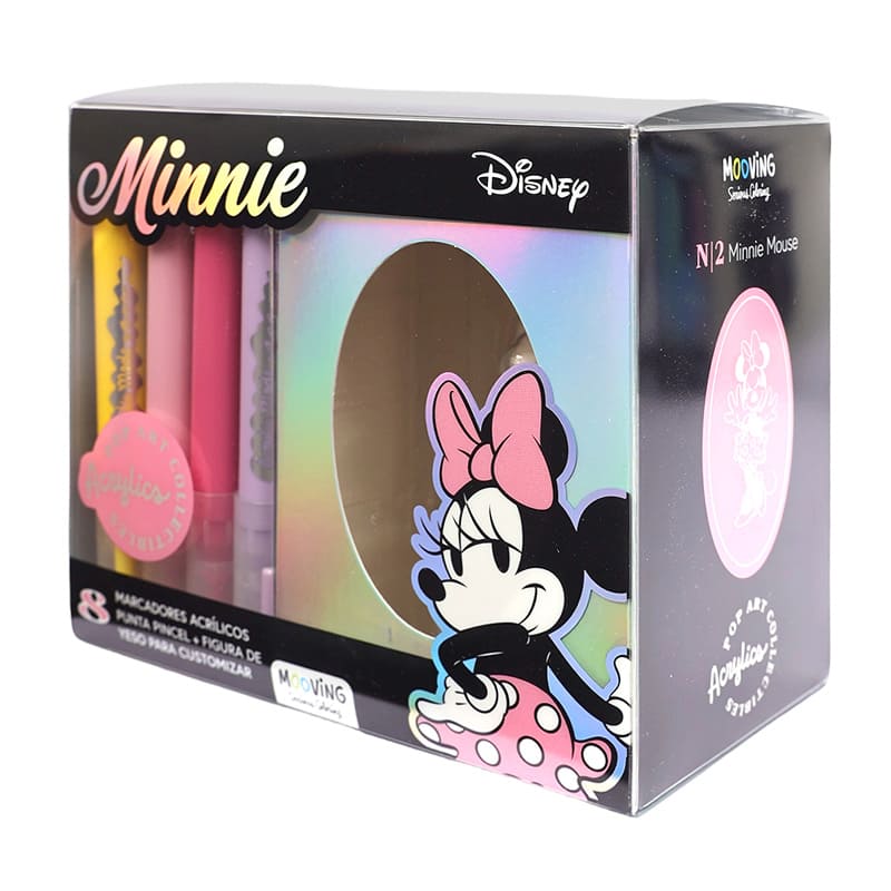  SET MOOVING POP ART COLLECTIBLES MINNIEMOUSE